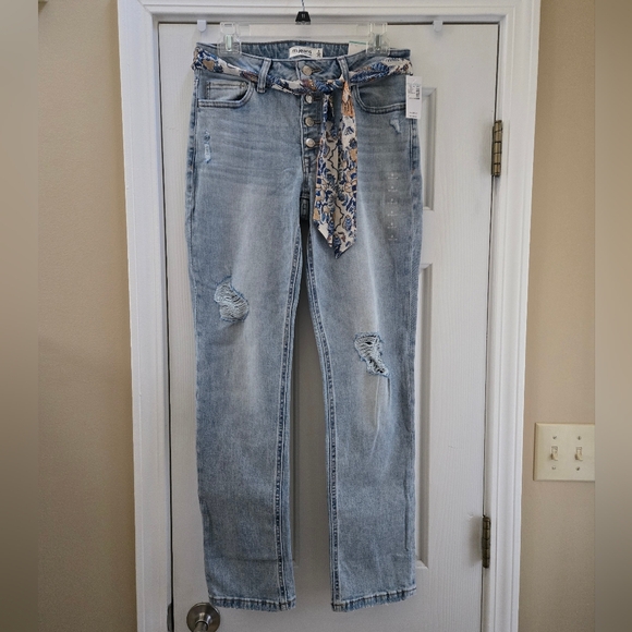 M jeans by Maurices slim straight ankle mid rise jeans - Picture 3 of 8